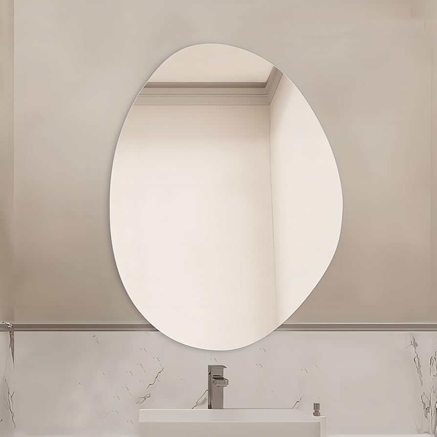 鏡、姿見、浴室鏡、洗面鏡、玄関鏡、化粧鏡、大型鏡、大型ミラー Amazon.co.jp: 高精細 浴室化粧鏡 高70cm X 幅50cm 高80cm X 幅